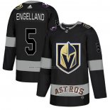 Camiseta Hockey Vegas Golden Knights Engelland City Joint Name Stitched Negro