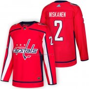 Camiseta Hockey Washington Capitals Matt Niskanen Autentico Primera 2018 Rojo