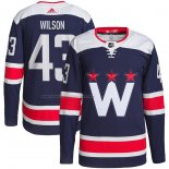 Camiseta Hockey Washington Capitals Tom Wilson Alterno Autentico 2020-21 Azul