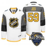 Camiseta Hockey 2016 All Star Nashville Predators Roman Josi Blanco