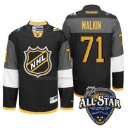 Camiseta Hockey 2016 All Star Pittsburgh Penguins Evgeni Malkin Negro