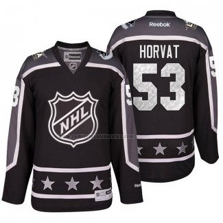 Camiseta Hockey 2017 All Star Vancouver Canucks Bo Horvat Negro