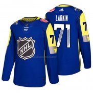 Camiseta Hockey 2018 All Star Detroit Red Wings Dylan Larkin Azul