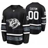 Camiseta Hockey 2019 All Star Nashville Predators Personalizada Negro