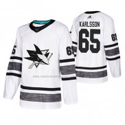 Camiseta Hockey 2019 All Star San Jose Sharks Erik Karlsson Blanco2