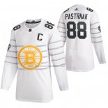 Camiseta Hockey 2020 All Star Boston Bruins David Pastrnak Autentico Blanco