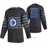 Camiseta Hockey 2020 All Star Winnipeg Jets Mark Scheifele Autentico Gris