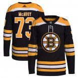 Camiseta Hockey Boston Bruins Charlie McAvoy Primera Primegreen Autentico Pro Negro