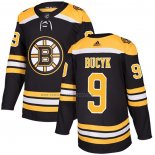 Camiseta Hockey Boston Bruins Johnny Bucyk Primera Autentico Negro