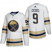 Camiseta Hockey Buffalo Sabres Jack Eichel Tercera Blanco