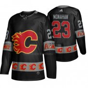 Camiseta Hockey Calgary Flames Sean Monahan Breakaway Negro