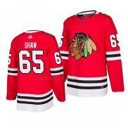 Camiseta Hockey Chicago Blackhawks Andrew Shaw Primera Autentico 2019-20 Rojo