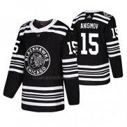 Camiseta Hockey Chicago Blackhawks Artem Anisimov 2019 Winter Classic Negro