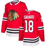 Camiseta Hockey Chicago Blackhawks Denis Savard Primera Autentico Rojo