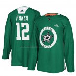 Camiseta Hockey Dallas Stars Radek Faksa New Season Practice Verde