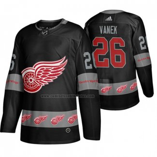 Camiseta Hockey Detroit Red Wings Thomas Vanek Breakaway Negro