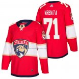 Camiseta Hockey Florida Panthers Radim Vrbata Autentico Primera 2018 Rojo