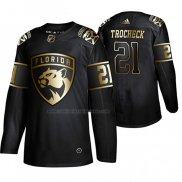 Camiseta Hockey Golden Edition Florida Panthers Vincent Trocheck Autentico Negro