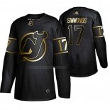 Camiseta Hockey Golden Edition New Jersey Devils Wayne Simmonds Autentico Negro