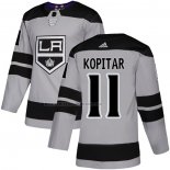 Camiseta Hockey Los Angeles Kings Anze Kopitar Alterno Autentico Gris