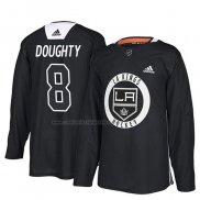 Camiseta Hockey Los Angeles Kings Drew Doughty New Season Practice Negro