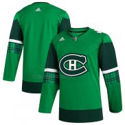 Camiseta Hockey Montreal Canadiens 2023 St. Patrick's Day Autentico Verde