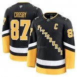 Camiseta Hockey Pittsburgh Penguins Sidney Crosby Alterno Negro