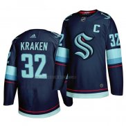 Camiseta Hockey Seattle Kraken Primary Autentico Azul