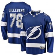 Camiseta Hockey Tampa Bay Lightning Emil Lilleberg Primera Premier Breakaway Azul