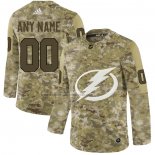 Camiseta Hockey Tampa Bay Lightning Personalizada 2019 Camuflaje