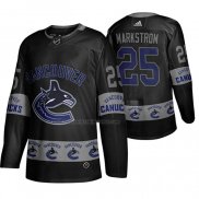 Camiseta Hockey Vancouver Canucks Jacob Markstrom Breakaway Negro