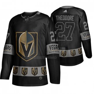 Camiseta Hockey Vegas Golden Knights Shea Theodore Breakaway Negro