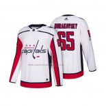 Camiseta Hockey Washington Capitals Andre Burakovsky Centennial Patch 2018 Blanco