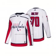 Camiseta Hockey Washington Capitals Braden Holtby Centennial Patch 2018 Blanco