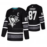 Camiseta Hockey 2019 All Star Pittsburgh Penguins Sidney Crosby Negro2