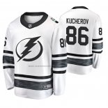 Camiseta Hockey 2019 All Star Tampa Bay Lightning Nikita Kucherov Blanco