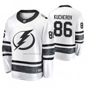 Camiseta Hockey 2019 All Star Tampa Bay Lightning Nikita Kucherov Blanco