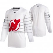 Camiseta Hockey 2020 All Star New Jersey Devils Autentico Blanco