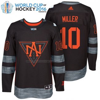 Camiseta Hockey America del Norte J.t. Miller Premier 2016 World Cup Negro