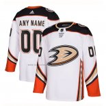 Camiseta Hockey Anaheim Ducks Personalizada Segunda 2020-21 Blanco