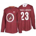 Camiseta Hockey Arizona Coyotes Oliver Ekman Larsson New Season Practice Maroon