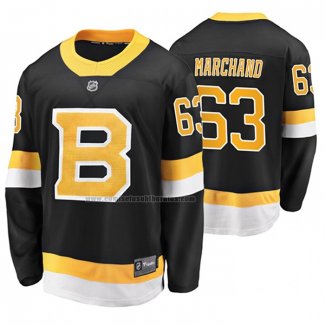 Camiseta Hockey Boston Bruins Brad Marchand Alterno Premier Breakaway Negro