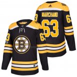 Camiseta Hockey Boston Bruins Brad Marchand Primera Autentico 2018 Negro