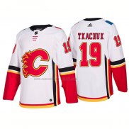 Camiseta Hockey Calgary Flames Matthew Tkachuk Segunda Premier 2017-2018 Blanco