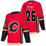 Camiseta Hockey Calgary Flames Michael Stone Primera Autentico 2018 Rojo