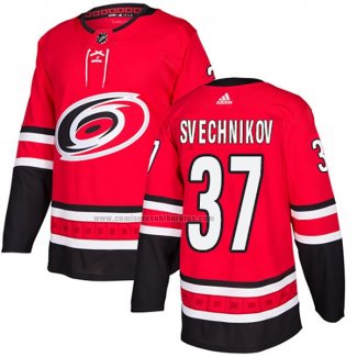 Camiseta Hockey Carolina Hurricanes Svechnikov Primera Autentico Rojo