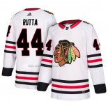 Camiseta Hockey Chicago Blackhawks Jan Rutta Segunda Blanco