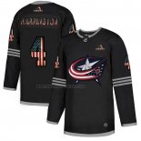 Camiseta Hockey Columbus Blue Jackets Harrington 2020 USA Flag Negro