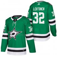 Camiseta Hockey Dallas Stars Kari Lehtonen Autentico Primera 2018 Verde