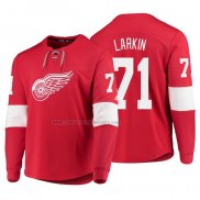 Camiseta Hockey Detroit Red Wings Dylan Larkin Platinum Rojo